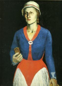 卡玆米爾 馬列維奇 Portrait of the Artist Wife